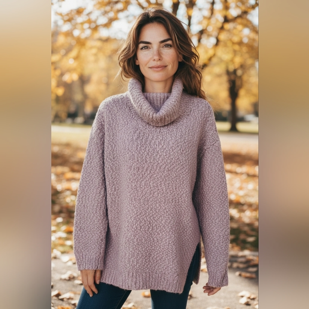 Kenneth Cole Cozy Lilac Sweater